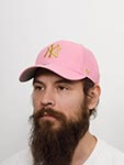 Бейсболка 47 BRAND арт. B-MTLCS17WBP-RS New York Yankees MLB (розовый)